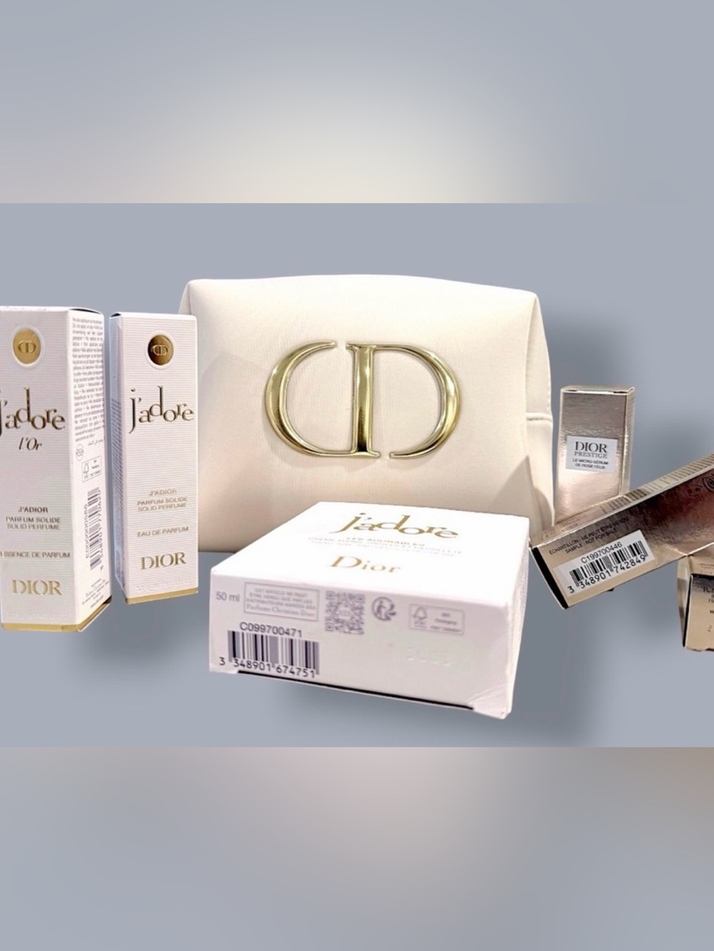 Dior J’adore Beauty Set+ 2 j’adore solid sticks + Pouch & Prestige Minis